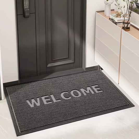 Front Door Mat Outdoor Home Entrance For Welcome Heavy Duty Outside Door Mats Indoor Outdoor Rug Black Outdoor Doormat Patio Mat