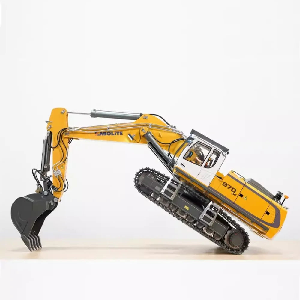 RC 1/14 Hydraulic Excavator Model Upgraded Version K970 100S PL18EV 18 Metal Excavator Model Boy Toy KABOLITE