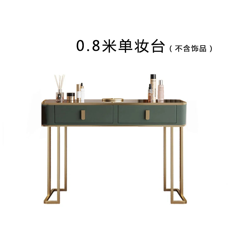 Ornaments Luxury Dressing Table Nordic Vanity Apartment Chairs Organizer Dressers Cabinet Container Storage Tocador Decoration