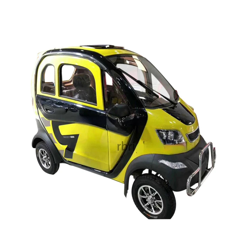 3 Seats Low Speed 4 Wheel Mobility Electric Mini Car with Lithium Battery