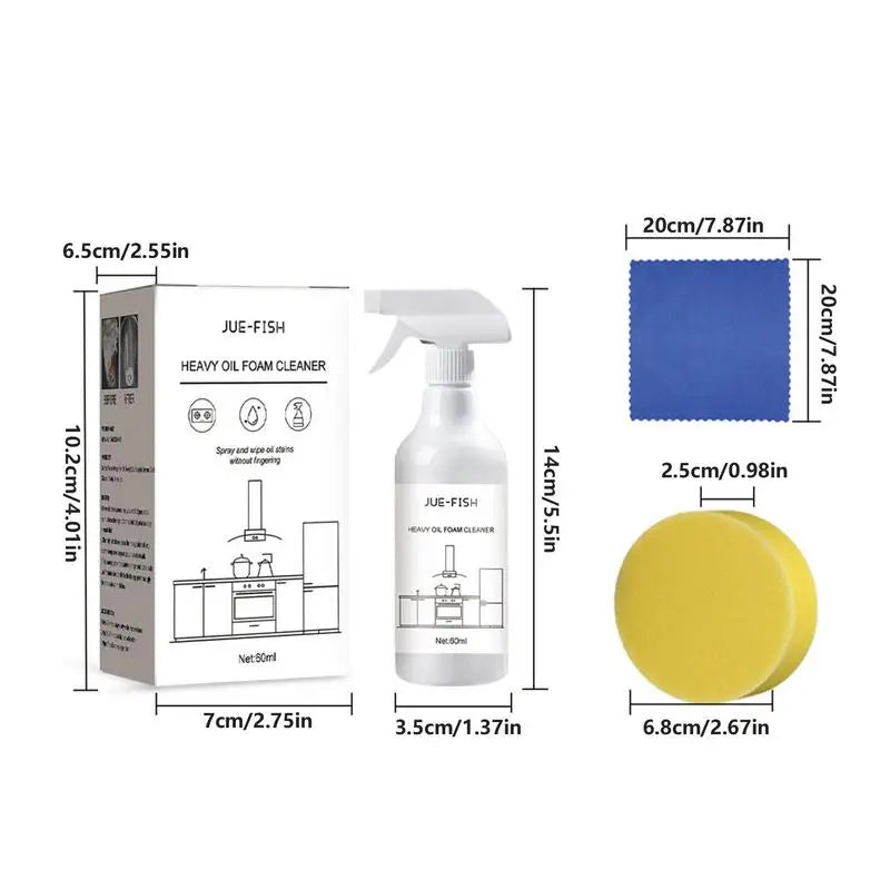 Splash Foam Spray All-purpose Bubble Cleaner Foam Cleaner No Rinse Fade-Resistant Matte Finish Dense Foam For Floor Sink Pot