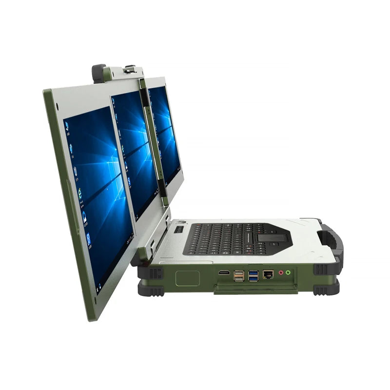 Industrial 15.6 inch Reinforced Portable Rugged Laptop Computer Win 10 dedicated GTX1650 4GB with High Performance Core i9 9880H