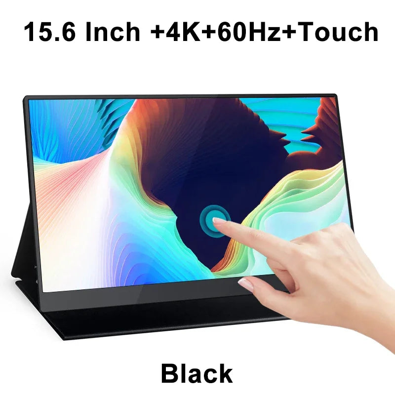 15.6 Inch 4K UHD Touchscreen Portable Monitor 100%sRGB 400Nit HDMI USB-C 3.1 IPS Screen Moblie Display For PC XBox PS4/5 Switch