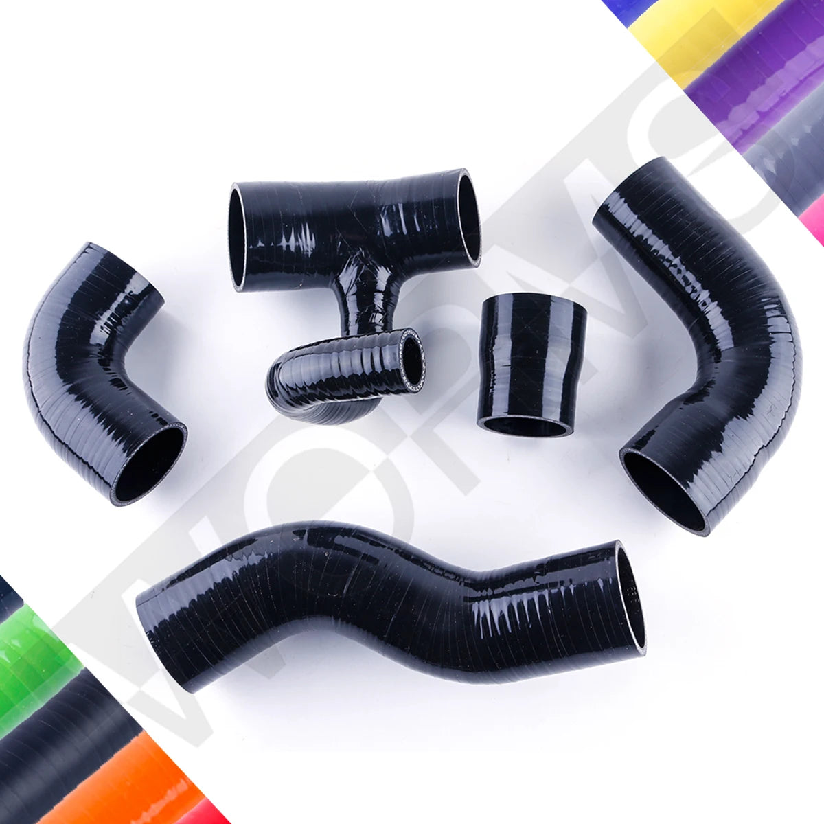 For Volvo 850 T5 T5R S70 V70 C70 T5 2.3L 1996-2000 Silicone Intercooler Turbo Boost Hose Pipe Kit 1997 1998 1999