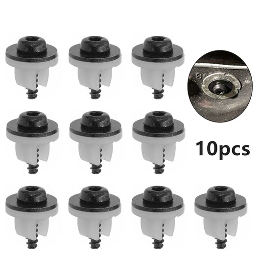 10 Sets T30 Torx Head Screw Under Engine Shield Screw Grommet Set Bumper Cover Retainer For Ford Vehicles Auto Fastener