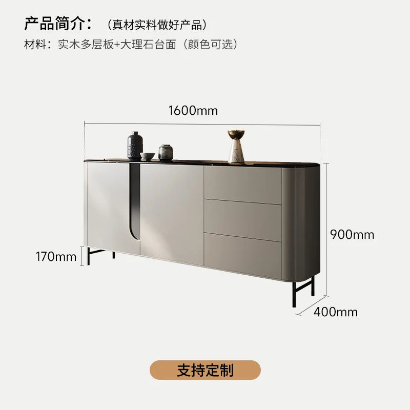 Kitchen Storage Sideboard Full Cabinet Modern Buffet Table Furniture Organizer Complete Luxury Island Prefab Room Vitrina Home