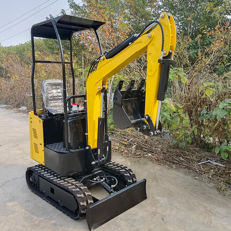 Mini excavator Road maintenance 15 excavator municipal greening side swing new rural rehabilitation customized