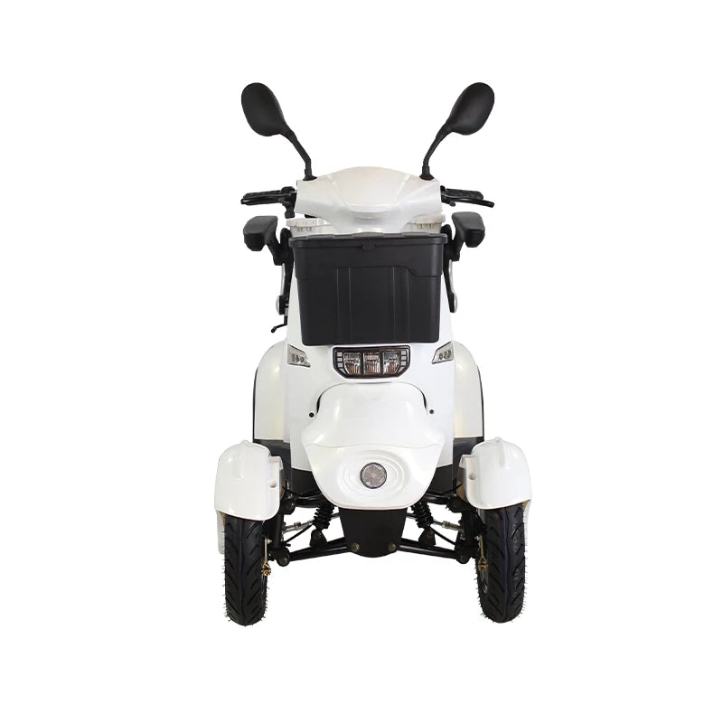 Factory price large storage basket outdoor travel 4 wheels mobility electric scooter for the elderly and disabled