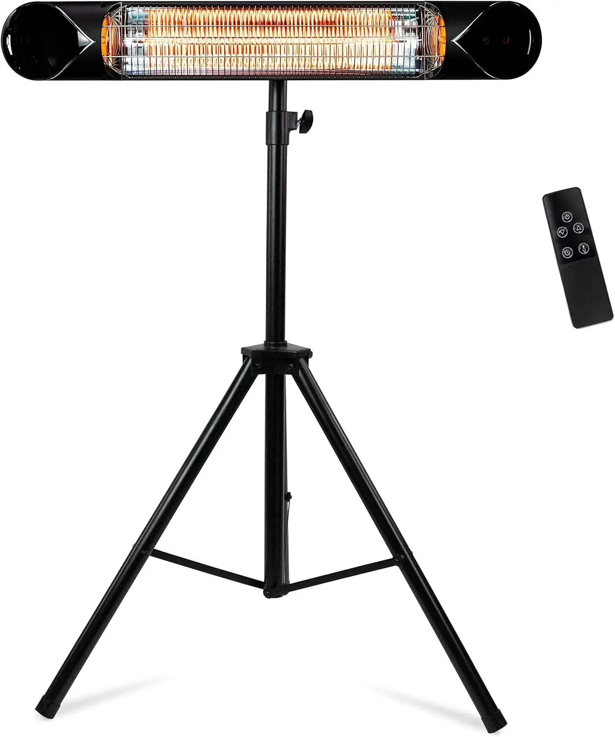 Infrared Electric Patio Heater  Indoor/Outdoor Heater  Portable Wall/Garage Heater  1500W  use with Stand  Mount to C