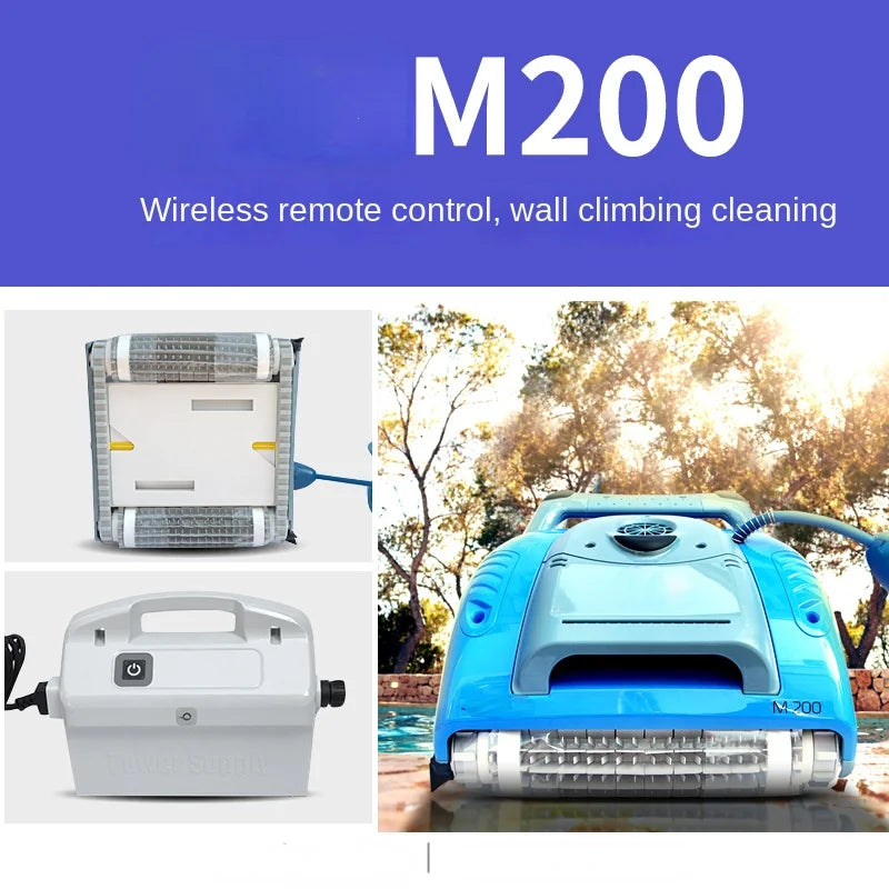 Swimming pool M200M3 automatic sewage suction machine turtle underwater vacuum cleaner pool bottom robot equipment