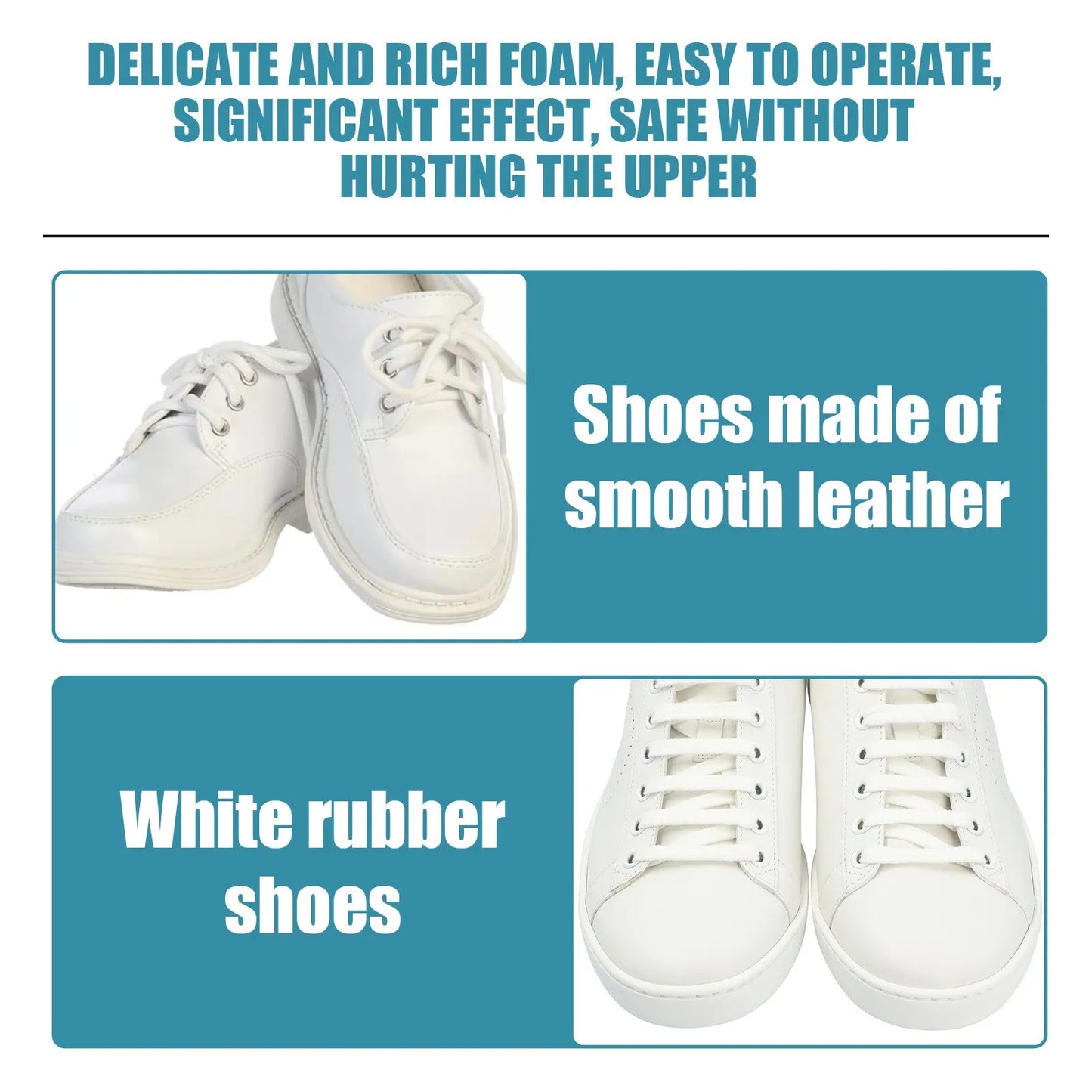 100ml Shoe Cleaner With Brush Set Foam Cleanser For White Shoes Stain Yellow Removal Portable Boot Sneaker Whitening Cleaner