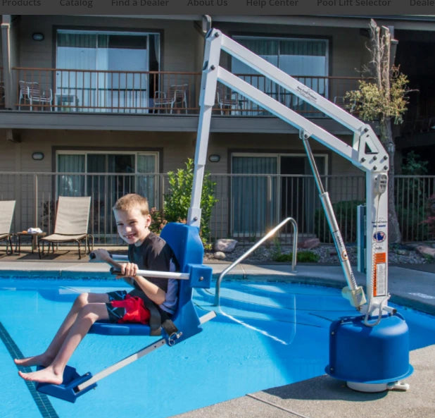 Portable Disabled  with  battery swimming pool lift