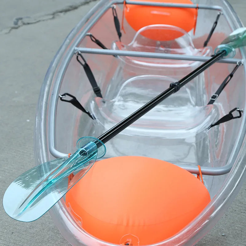 Hot sale  transparent canoe kayak clear Boat 2 person