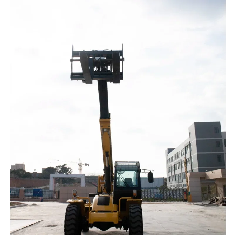 YG Telescopic Handler Telehandler 8 Meters Lifting Height Forklift Hydraulic Off Road Boom 4x4 All Terrain Diesel Enginee Loader