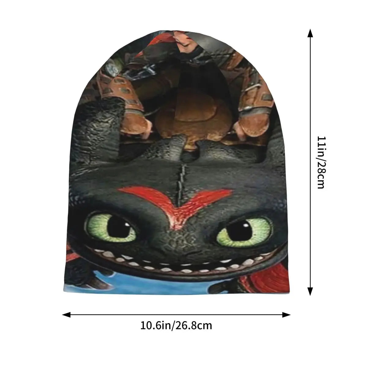 How To Train Your Dragon Warm Knitted Cap Hip Hop Bonnet Hat Autumn Winter Outdoor Beanies Hats for Men Women Adult