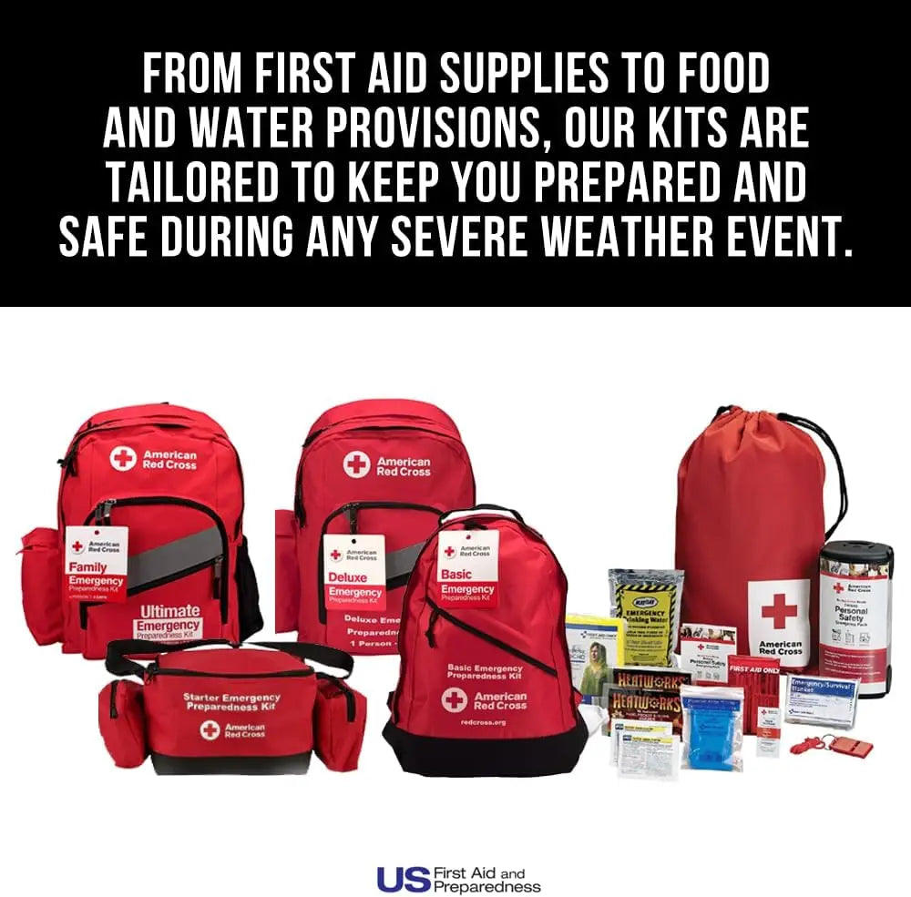 13-Day Emergency Preparedness Deluxe Backpack | 72 Hour Survival Supplies for 4 People | Water, Phone Charger, Blanket, Food