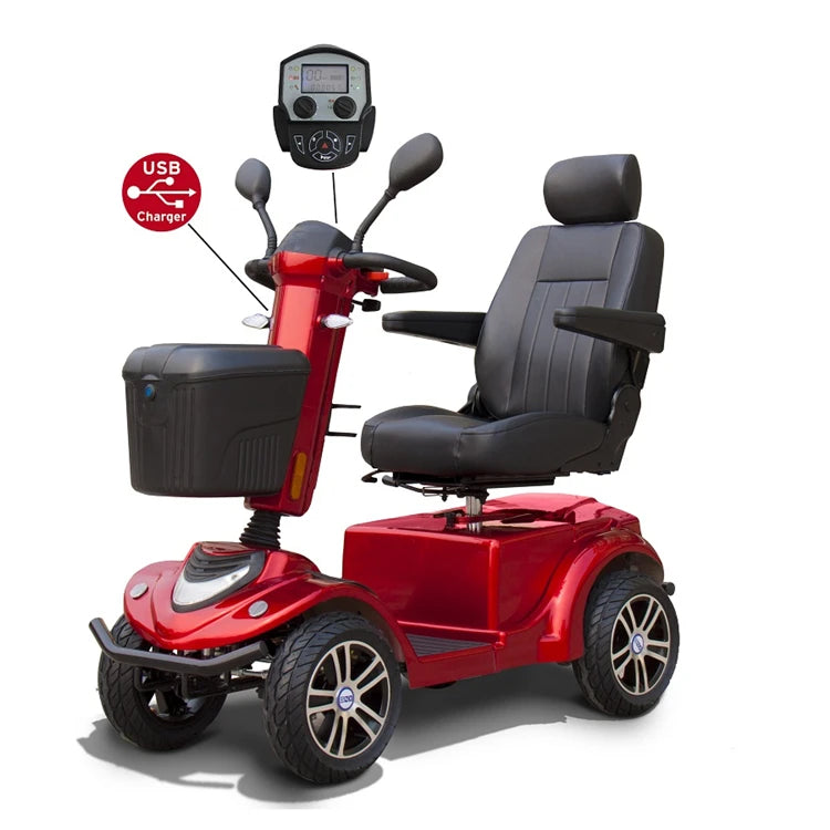 elderly mobility handicap electric scooters 4 wheel for the disabled heavy duty