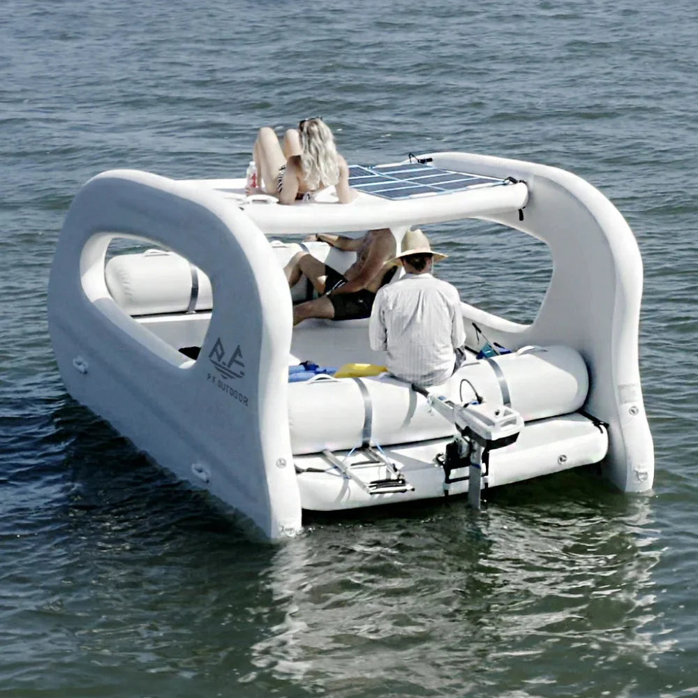 Hover craft Solar Electric Boats Inflatable fishing boat