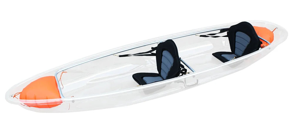 Hot sale  transparent canoe kayak clear Boat 2 person