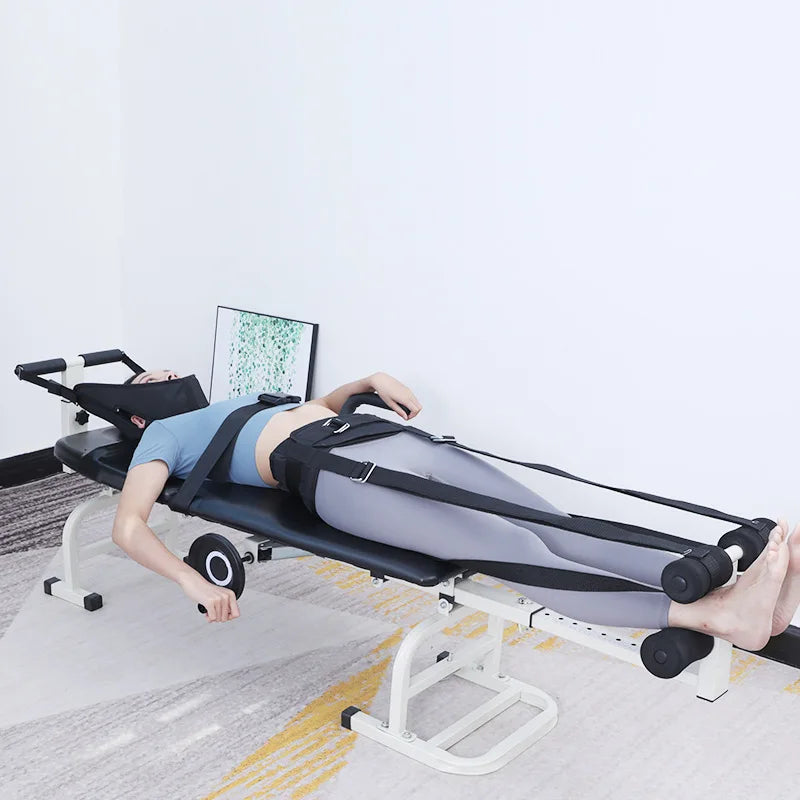 Professional Traditional Chinese Medicine Body Recuperation Instrument Stretching Device Lumbar Traction Rehabilitation Yoga Bed