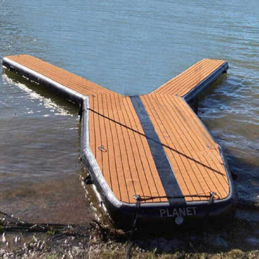 Inflatable Floating Commercial Grade PVC Fishing Platform Jet Ski Boat Dock Pier