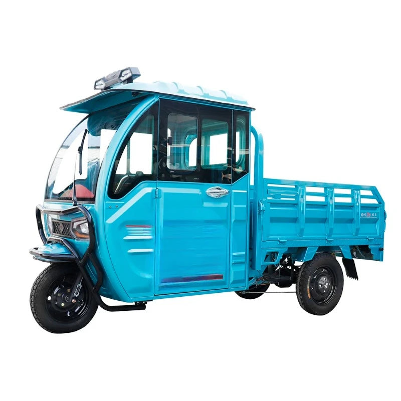 Hot Sale New Express Vehicle 1200W New Energy Closed Cabin Electric Cargo Trike Electric Freight Truck