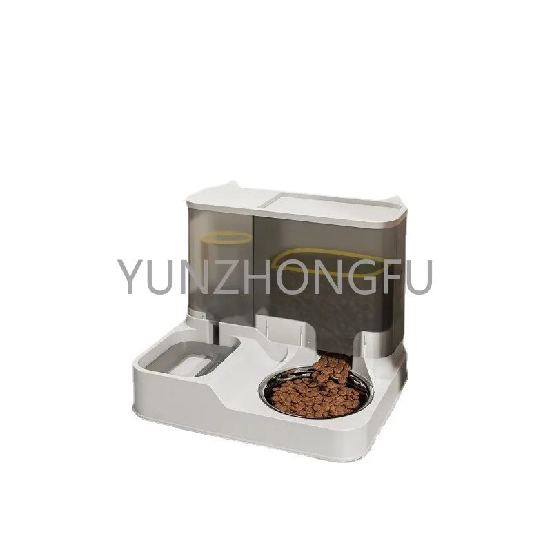 dual bowl automatic drinking water feeder