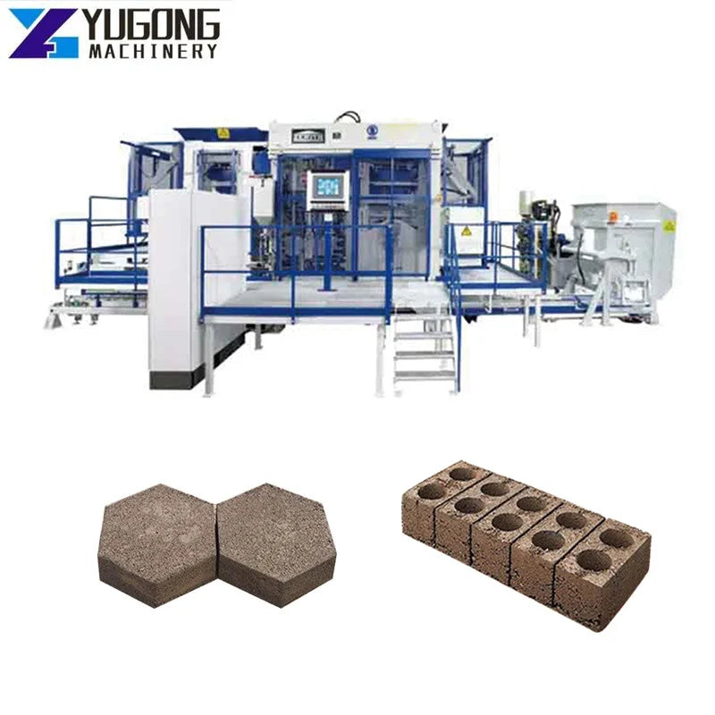 YG Small Concrete Block Plant Profitable Brick Making Machine Price Cheap Moving Concrete Hollow Flower Pot Brick Block Machine