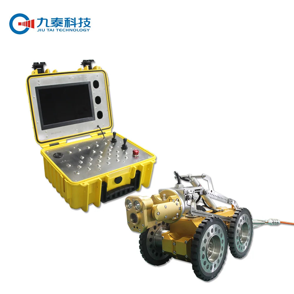 Meter Counter PTZ Underwater Sewer CCTV Inspection Robot Camera