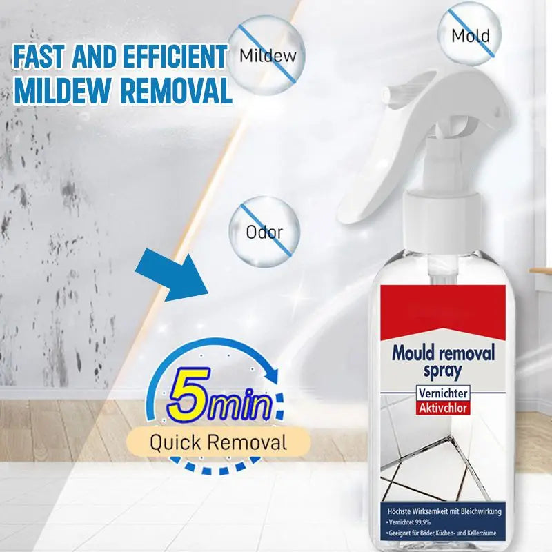 Mildew Removal Spray All-purpose Active Foam Mildew Cleaner Mold Stain Remover Spray For Wall Wood Floor Bathroom Tile Mattress