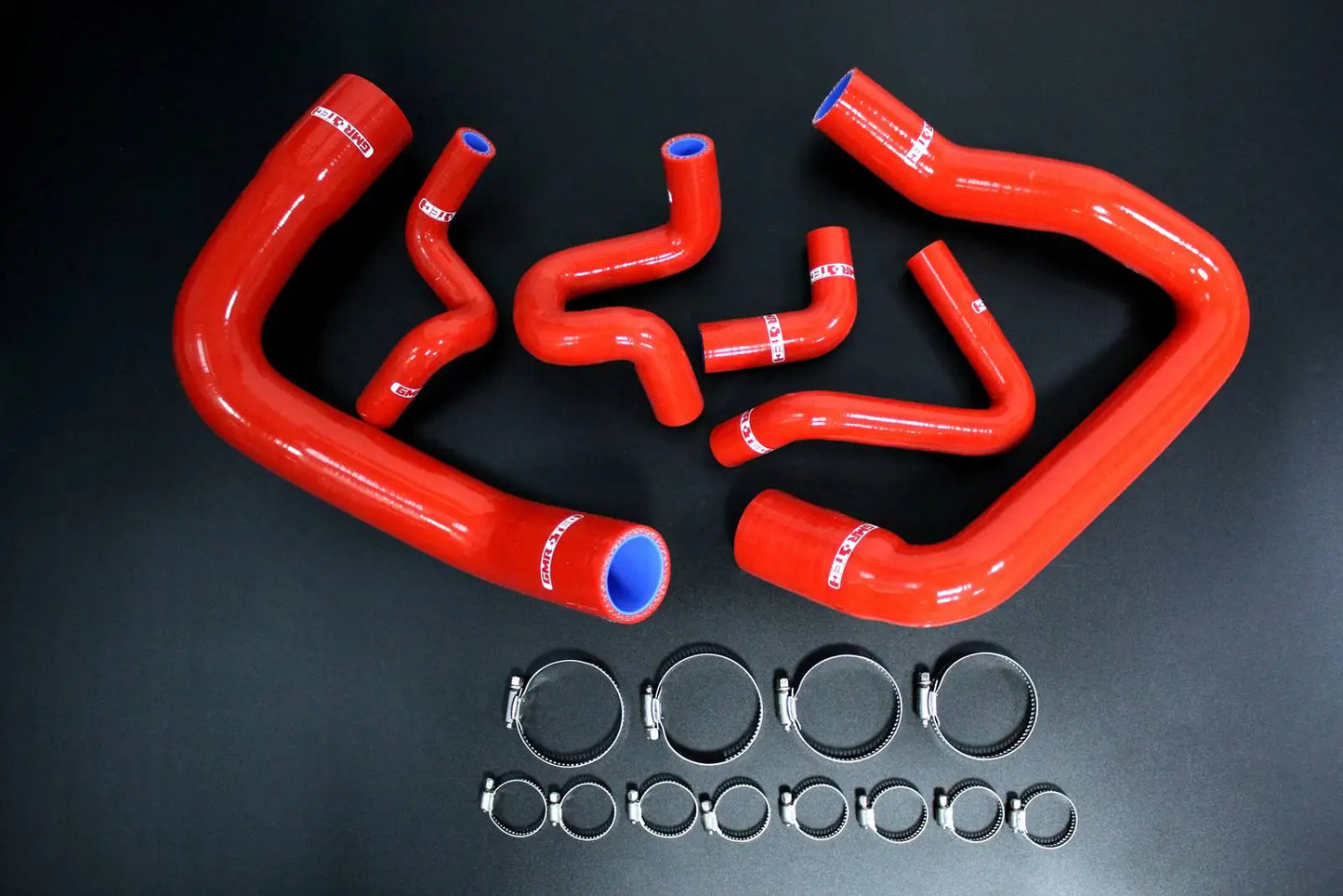 6PCS Radiator Silicone Coolant Hose Kit For Ford Mustang 1986-1993 1987 88 89 GT LX Cobra 5.0 Performance Parts Red Blue Black