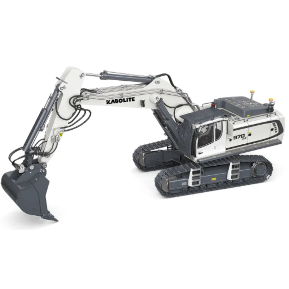 RC 1/14 Hydraulic Excavator Model Upgraded Version K970 100S PL18EV 18 Metal Excavator Model Boy Toy KABOLITE