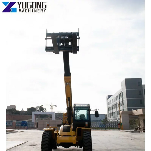 YG Telescopic Handler Telehandler 8 Meters Lifting Height Forklift Hydraulic Off Road Boom 4x4 All Terrain Diesel Enginee Loader