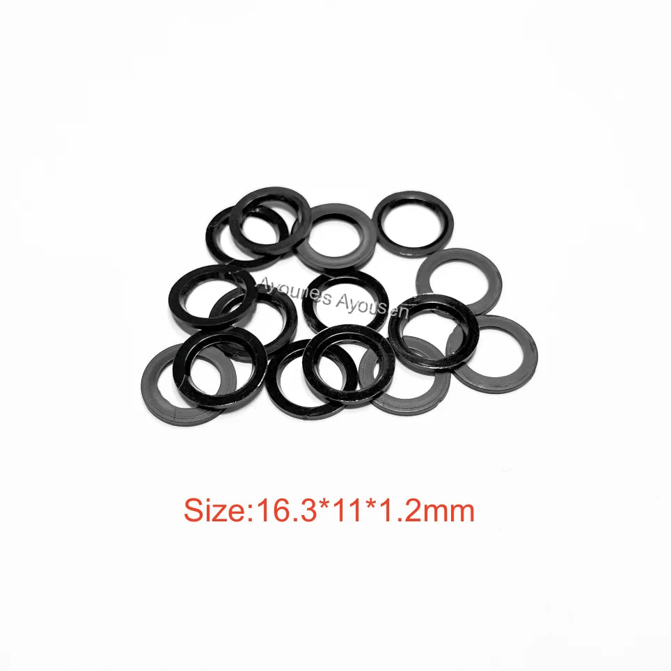 100Pcs GDI Fuel  Injector Repair Kits Gasket for Mazda 3 6 CX-7 2.3L L4 Turbo L3K9-13-250A E7T20171(2007-2012)  (AY-P3110)