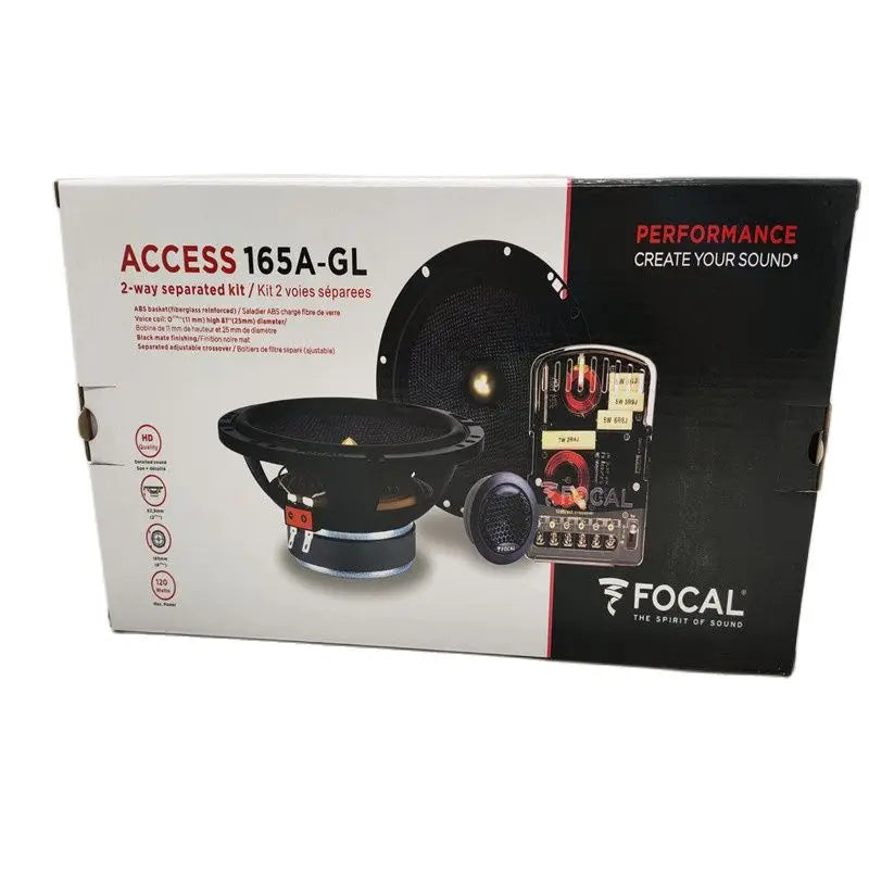 6 Sets Focal Access 165A-GL Car Speaker Max 120W 2Way Separated Kit Performance Component H Quality Made In France