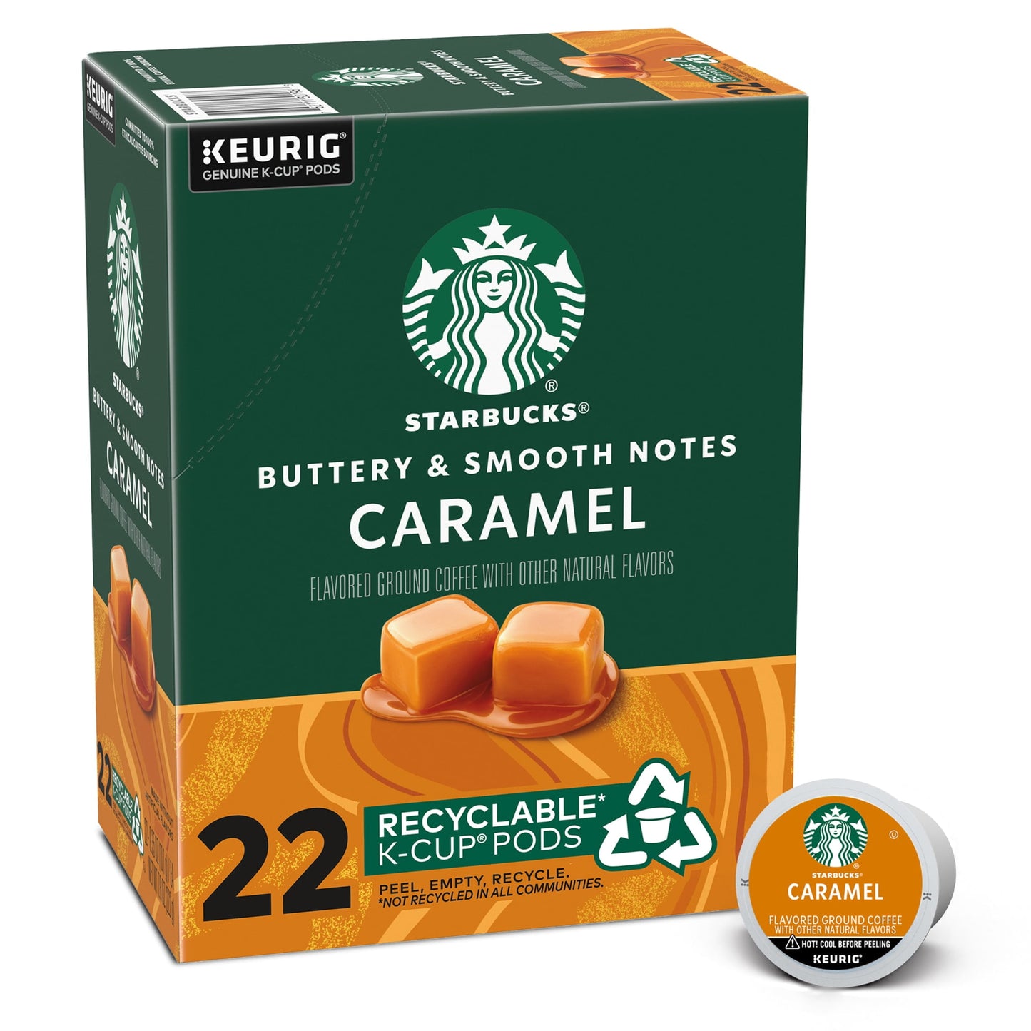 Starbucks Toasted Coconut Mocha Naturally Flavored K-Cup Coffee Pods,