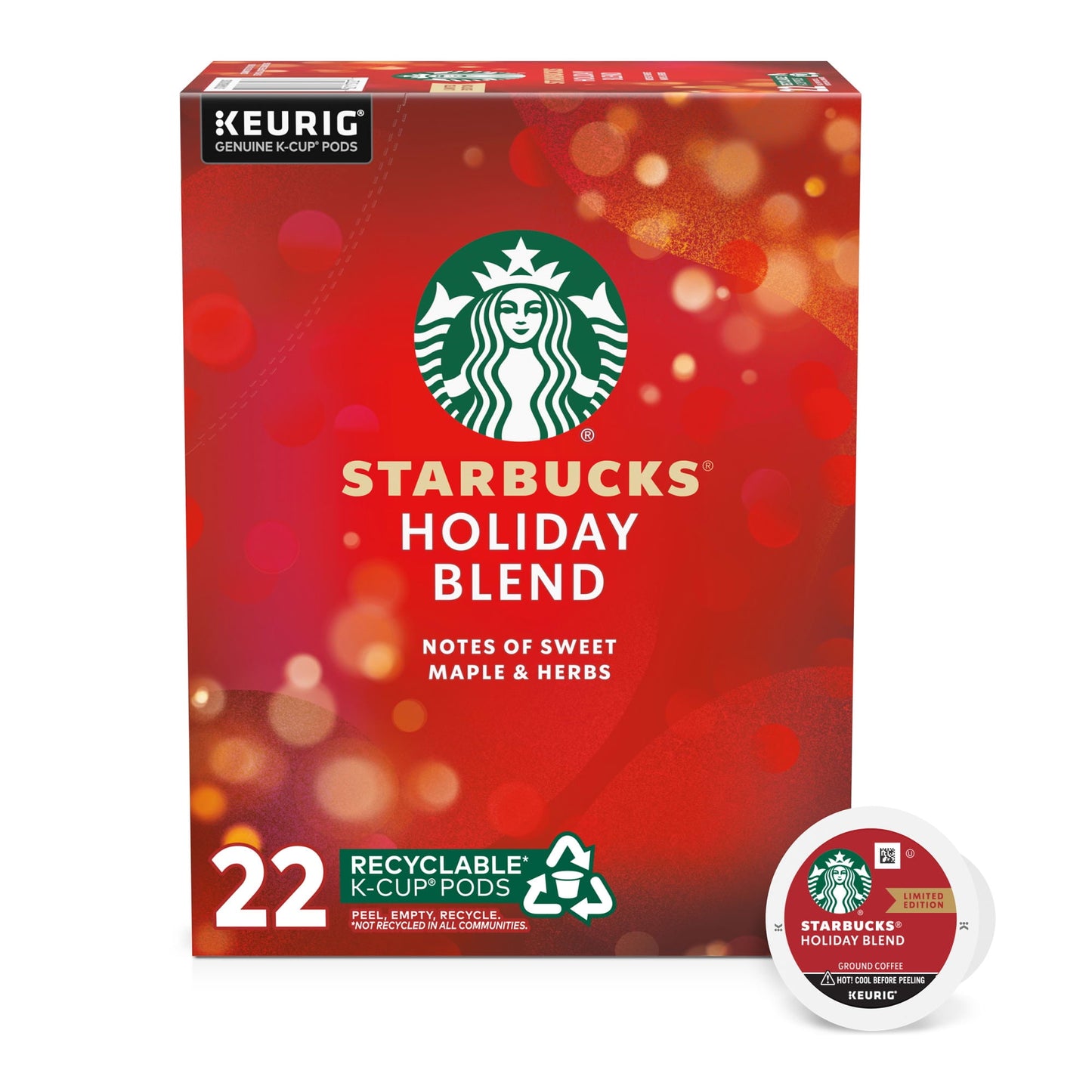 Starbucks Toasted Coconut Mocha Naturally Flavored K-Cup Coffee Pods,