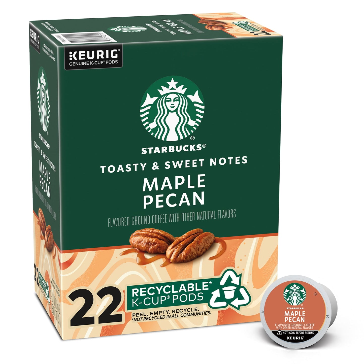 Starbucks Toasted Coconut Mocha Naturally Flavored K-Cup Coffee Pods,