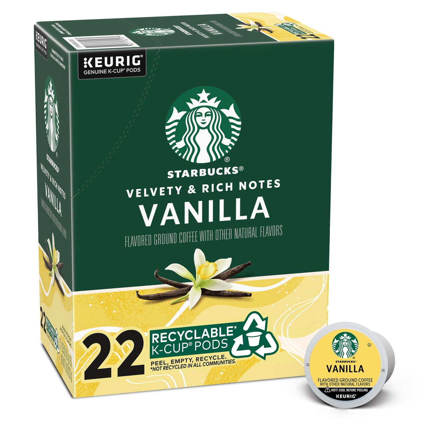 Starbucks Toasted Coconut Mocha Naturally Flavored K-Cup Coffee Pods,