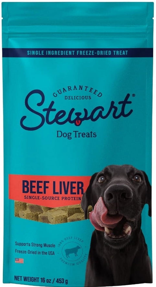 Stewart Beef Liver Freeze Dried Dog Training Treats