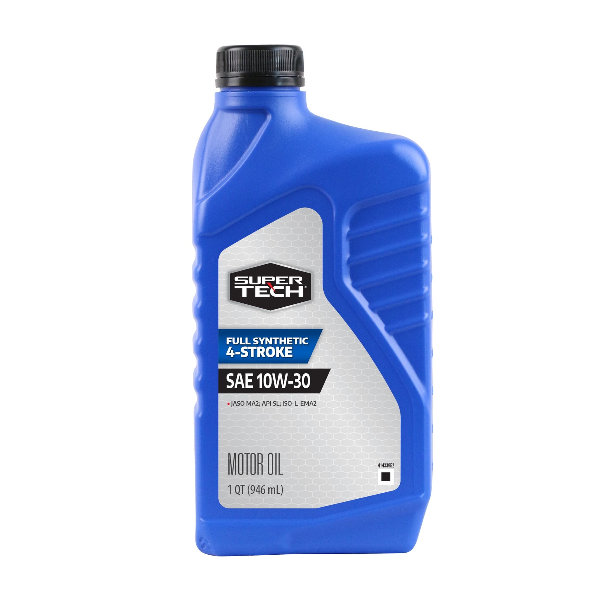 Full Synthetic SAE 10W-30 4-Stroke ATV Motor Oil, 1 Quart