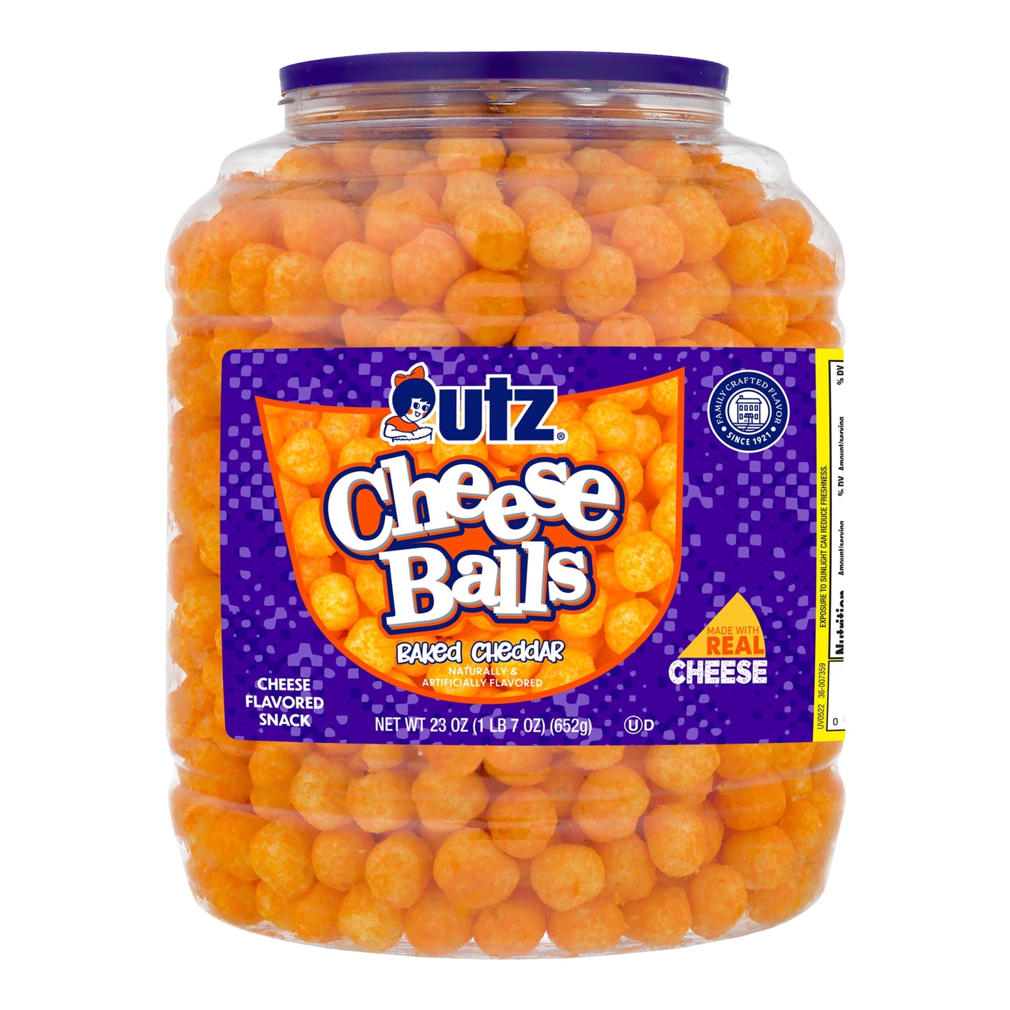 Cheese Balls, 23 Oz Barrel