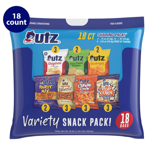 Snack Pack, Variety Pack, 1 Oz, 18 Count