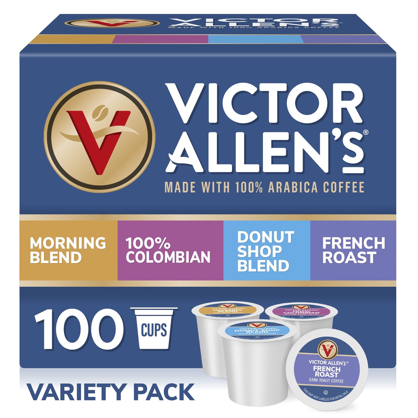 Victor Allen's Coffee Favorites Variety Single Serve K-Cup Coffee Pods