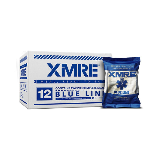 XMRE BLUE LINE - Case of 12 with Heater - Extended Shelf Life Military