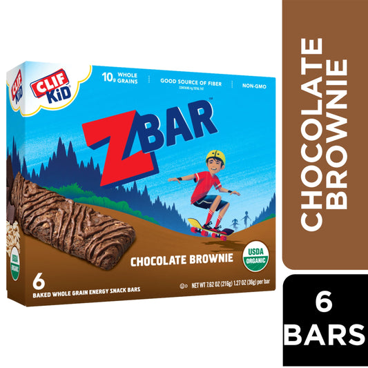 - Chocolate Brownie - Soft Baked Whole Grain Snack Bars - USDA Organic - Non-Gmo - Plant-Based - 1.27 Oz. (6 Pack)