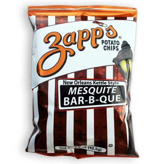 Zapp'S Potato Chips - 1.5Oz Bag (Mesquite BBQ) | Full Case