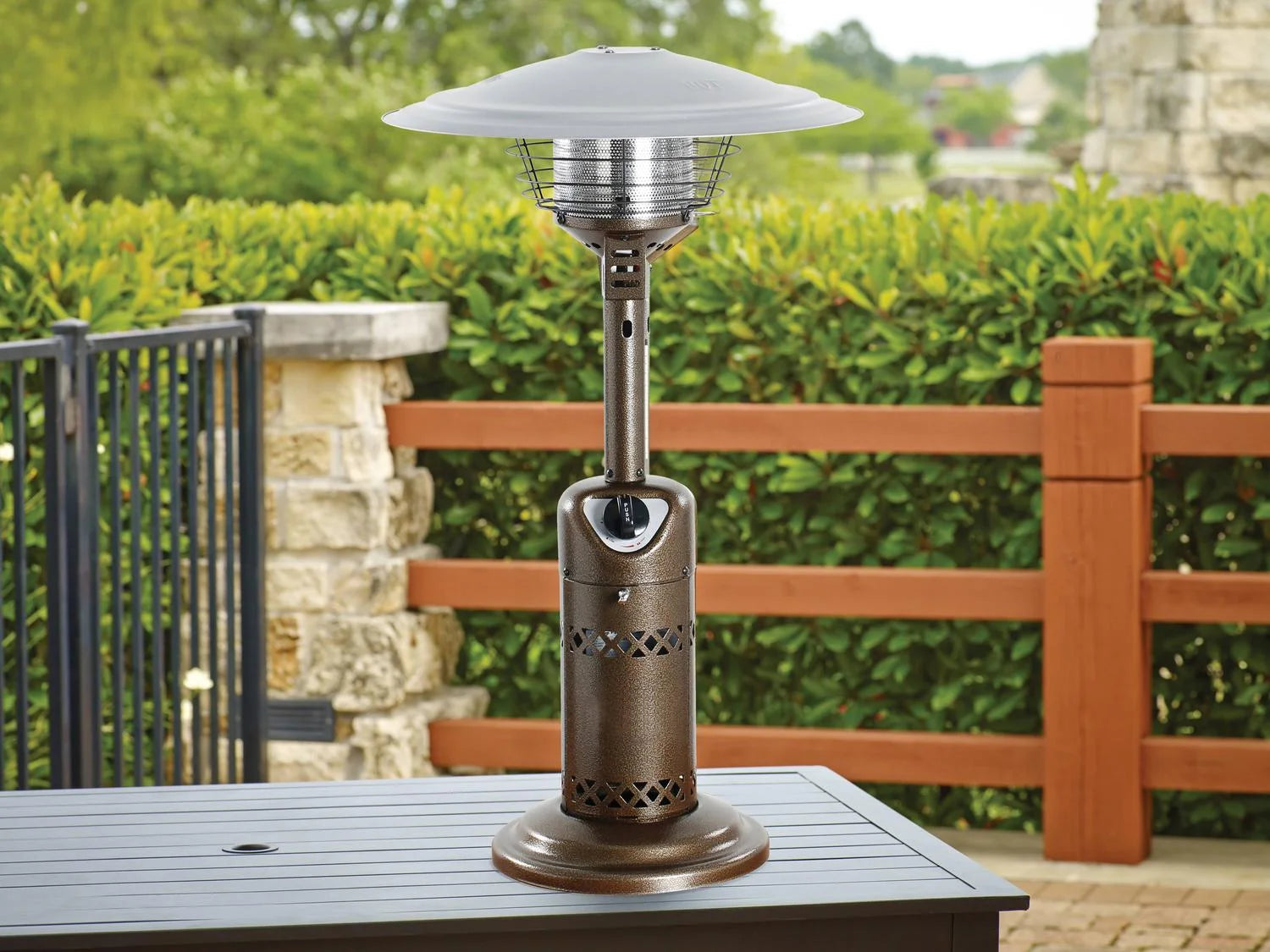 Living Accents SRPT03 Table Top Portable Patio Heater, 10,000 BTU