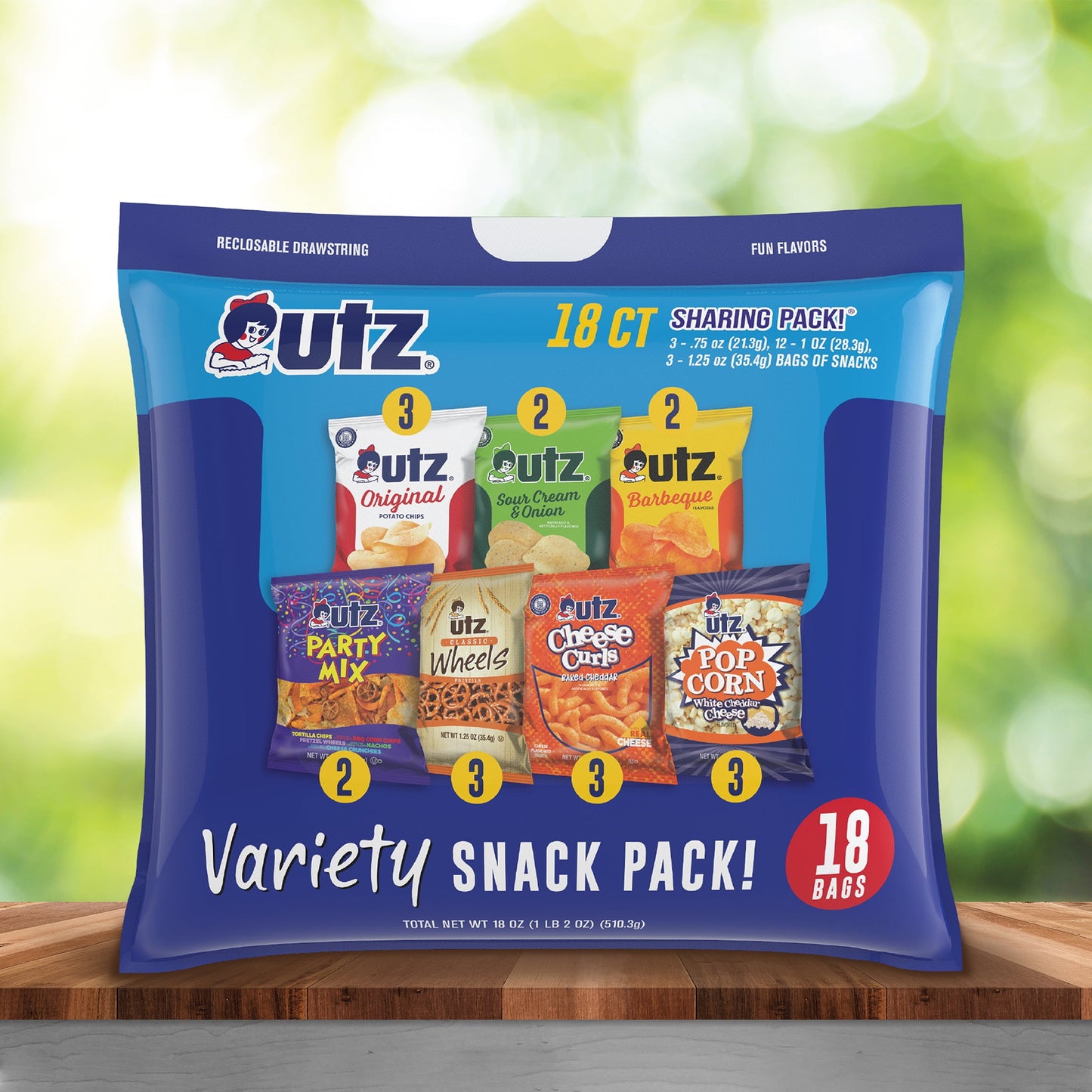 Snack Pack, Variety Pack, 1 Oz, 18 Count