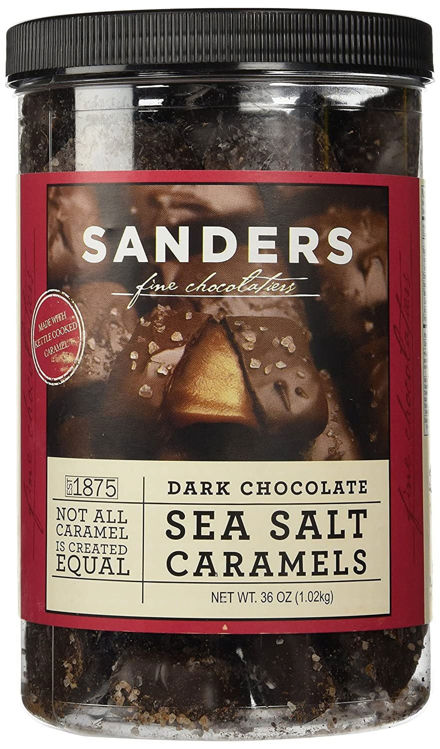 Dark Chocolate Sea Salt Caramels - 36 Oz (Value 2 Pack)